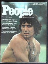 People Magazine September 16, 1974 Joe Namath!
