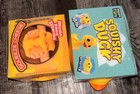 CRAZY FUN SQUISHY DUCK AND GIGGLE ZONE SQUEEZE CHEESE 2 PACK SQUISH!!!! — photo 2