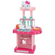 Sanrio Hello Kitty Foldable Kids Play Compact Kitchen Set Japan Toy Gift