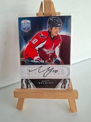 Matt Bradley Be aPlayer Hockey 2009-10 Signatures Autograph Washington Capitols - Bild 1 von 2