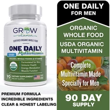 Harvest Multivitamin for MEN Vitamin A, C, D, E, B12, B6, 3 MONTH SUPPLY