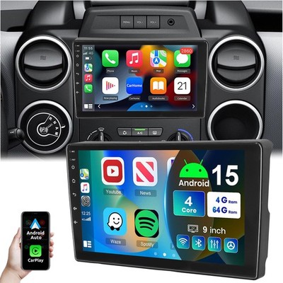 DAB+ 4+64GB Android15 Autoradio GPS CarPlay Für Citroen Berlingo II B9 2008-2017