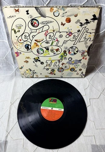LED ZEPPELIN III Vinyl 1977 ATLANTIC #SD-19128 GF Die Cut Wheel VG+