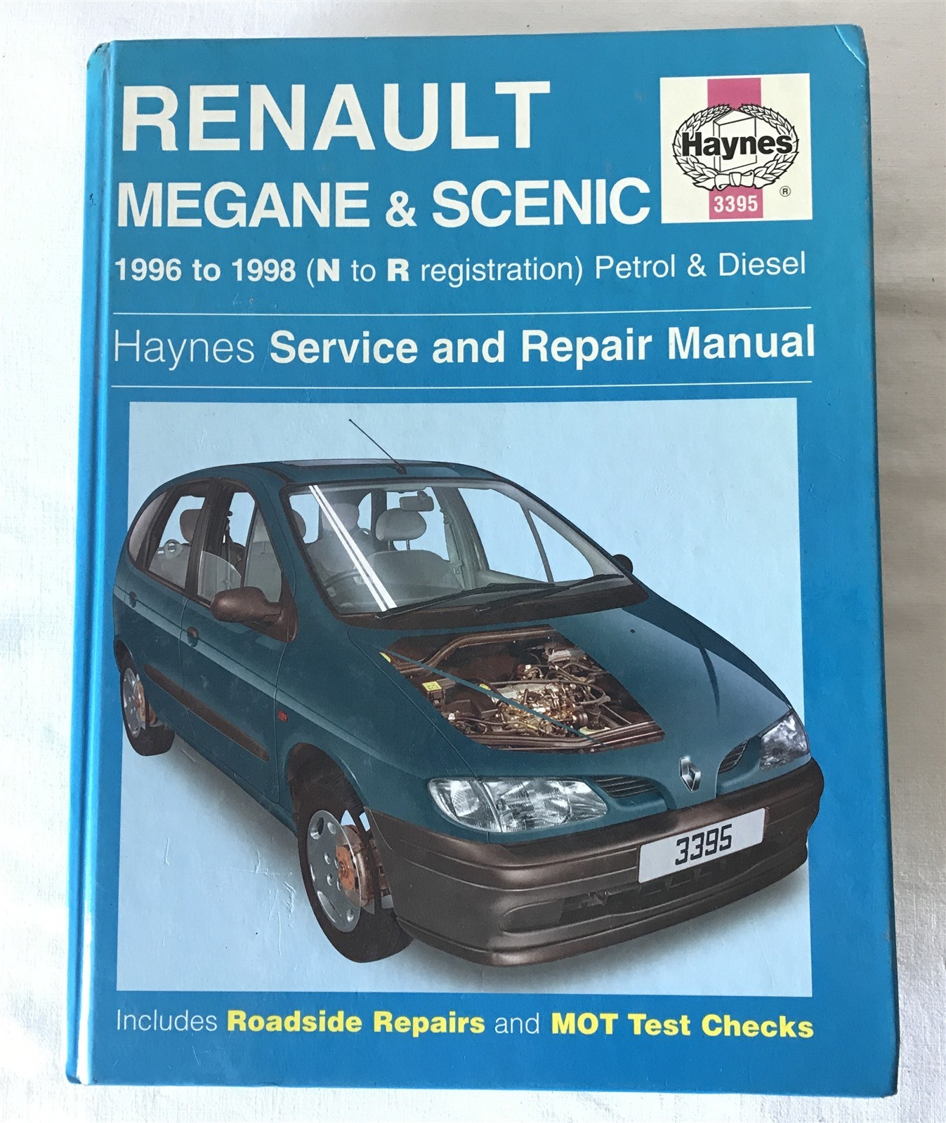 Renault Megane & Scenic 1996-98 N to R Haynes Service & Repair Manual 3395 1998
