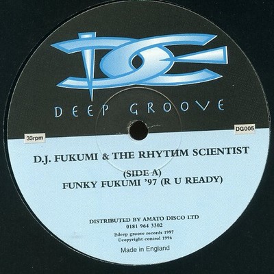 DJ Fukumi & The Rhythm Scientist - Funky Fukumi - UK 12'' Vinyl - 1997 - Deep ...