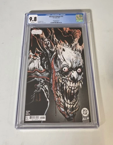 🔥 Absolute Batman #15 CGC 9.8 Graded Jock & Brian Bolland Variant Cover 🔥