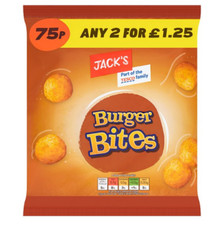 Jack's Burger Bites 60g Case Of 18 (PM)
