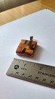 Vintage Sterling Silver Polish Baltic Amber 40mm 1.25” Square Medallion Pendant — photo 4