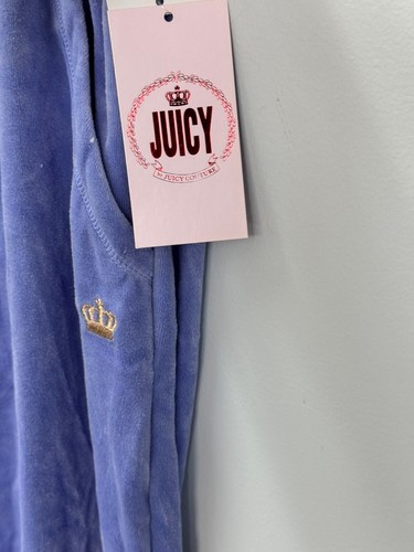 Juicy by Juicy Couture Jacaranda Purple Velour Sweatpants Sz XL (16) Pockets - Picture 6 of 7