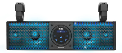 Boss Audio - Plug n Play 18'' Sound Bar 4 Speakers - Fits 1.5-2'' Bars - BRT18RGB