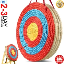 Traditional Hand-Made Solid Straw round Archery Target Shooting Bow
