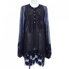 CHANEL Tunic Black Transparency Size38 943025