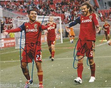 Real Salt Lake Kyle Beckerman Paulo Jr Autographed Signed 8x10 MLS Photo COA