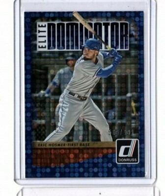 2016 Panini Donruss Elite Dominator 589/999 Eric Hosmer #ED9 Kansas City royals