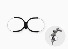 Dr. Kim 1.5X Magnifying Loupe (Lens) DKL-5 Attached to Dr. Kim DKH-50 Headlights