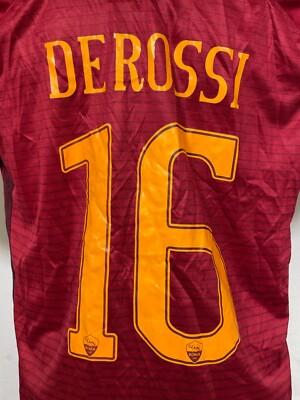 ASローマ De Rossi 16/17 L Nike  デ・ロッシ Daniele De Rossi #16 AS Roma 2016 Nike Home Soccer Jersey Men's XL