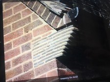 NEW, BRICKWORK CORBEL DETAIL,CLAY CREASING TILES, 20 No, MORE AVAIL SEE DETAILS