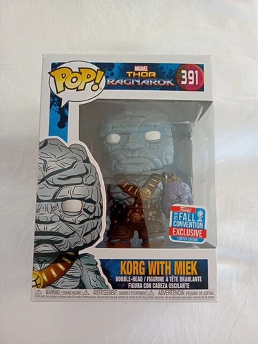 Korg with Miek #391 : Marvel Thor Ragnarok Funko Pop - 2018 Convention Ltd Ed