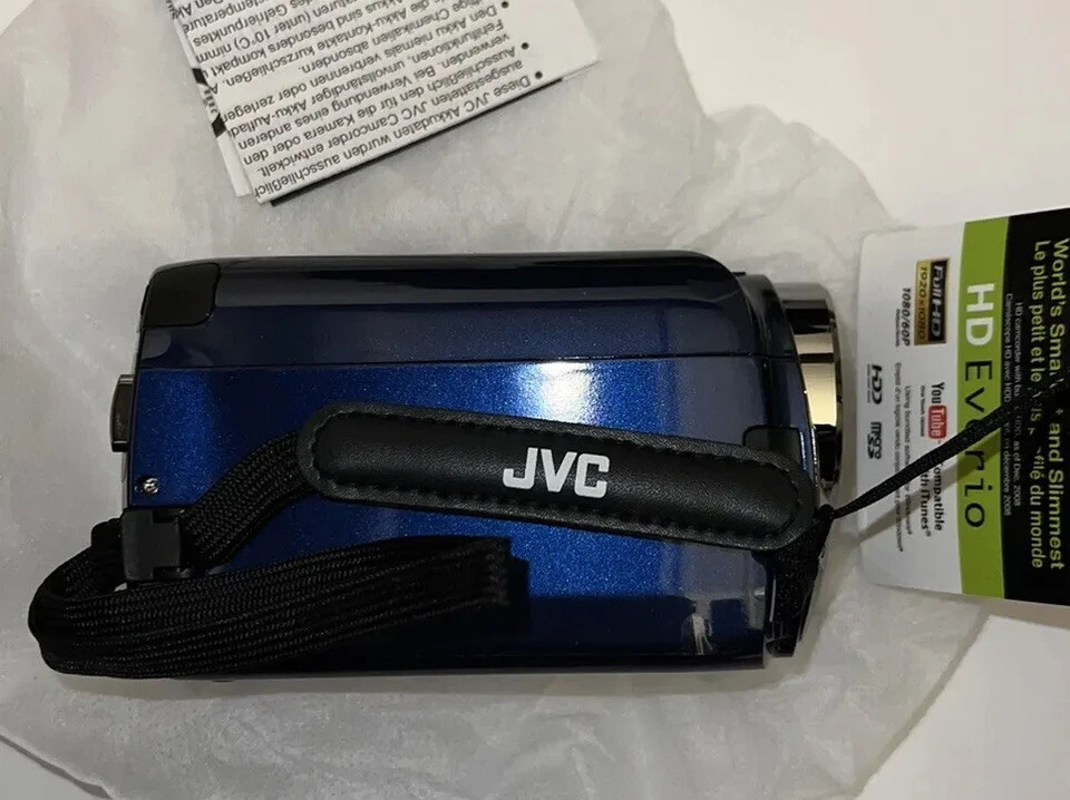 JVC GZ-HD300AU HD VIDEO PLUS20X OPTICAL ZOOM Full HD And Extras! New, Never Used - Image 2 of 4