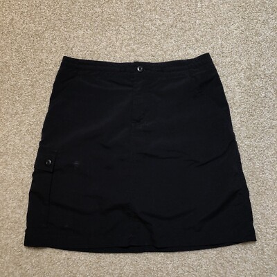Patagonia Women s Inter-Continental Hideaway Lined Skirt - Black Sz 4