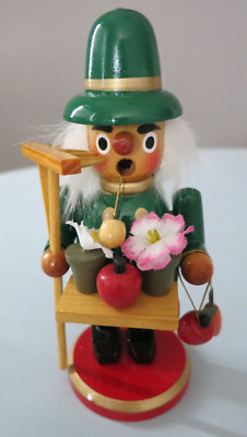 KURT ADLER Wood Gardener Steinbach? Incense Smoker Burner 5 3/4'' NEW Open Box