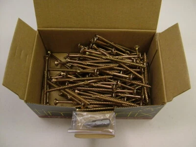 High performance cutter thread wood screws Timberfix 360 gold,4.0x 70mm pack 100