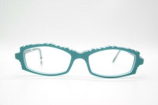 Vintage Designer Glasses 2622 Green Square Glasses Frame Eyeglasses NOS