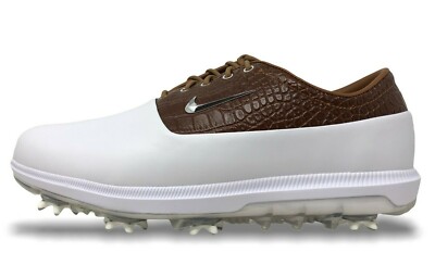 Nike Air Zoom Victory Tour Mens Golf Cleats White/Chrome-Tan MSRP: $180 (NEW)