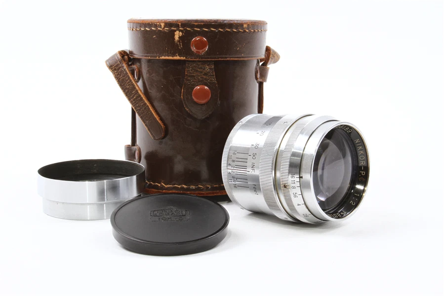 Nippon Kogaku Nikkor PC 8.5cm 85mm f2 Lens M39 Made in Occupied 