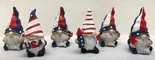 Patriotic Gnome figures Choose 1 from 4 Different Designs 3" BUY ALL 3 and SAVE$