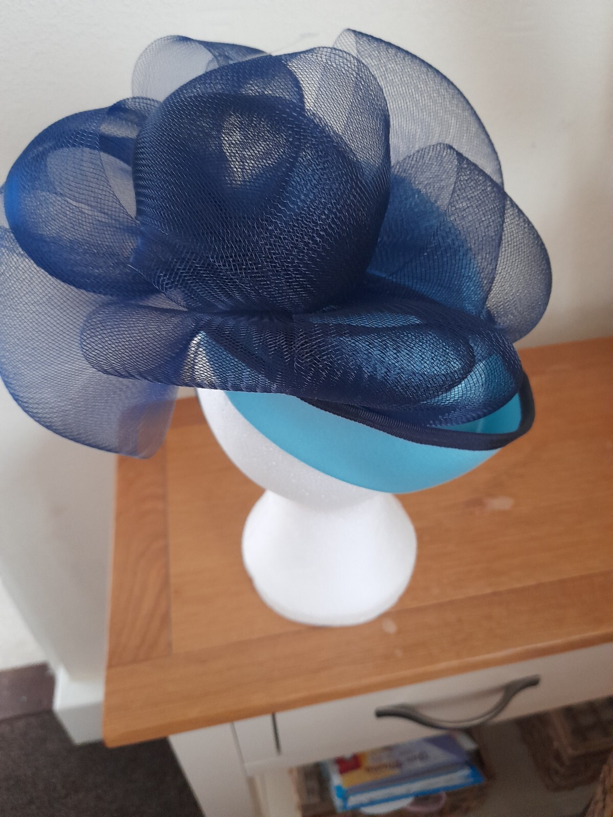 Blue fascinator eBay