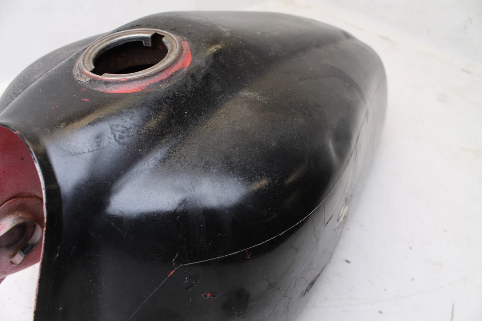 Honda XL125 XL125s 1979 OEM 17520-437-000ZB tanque de combustible de gasolina - abolladuras y óxido Foto 3 de 4