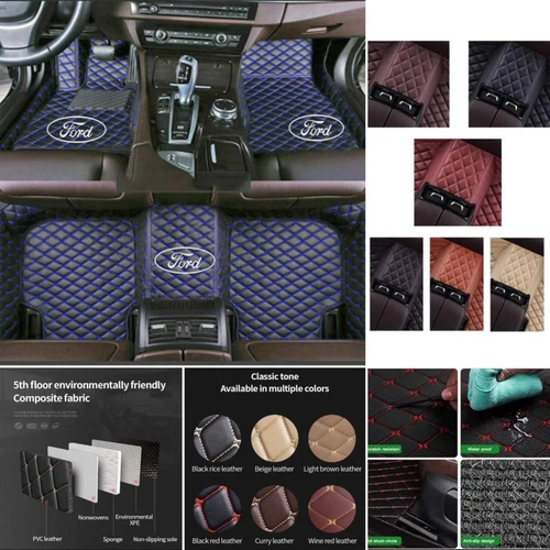 For Ford F150 Full Cab 2004-2020 Custom Car Floor Mats Auto Carpets Waterproof - Imagen 1 de 36