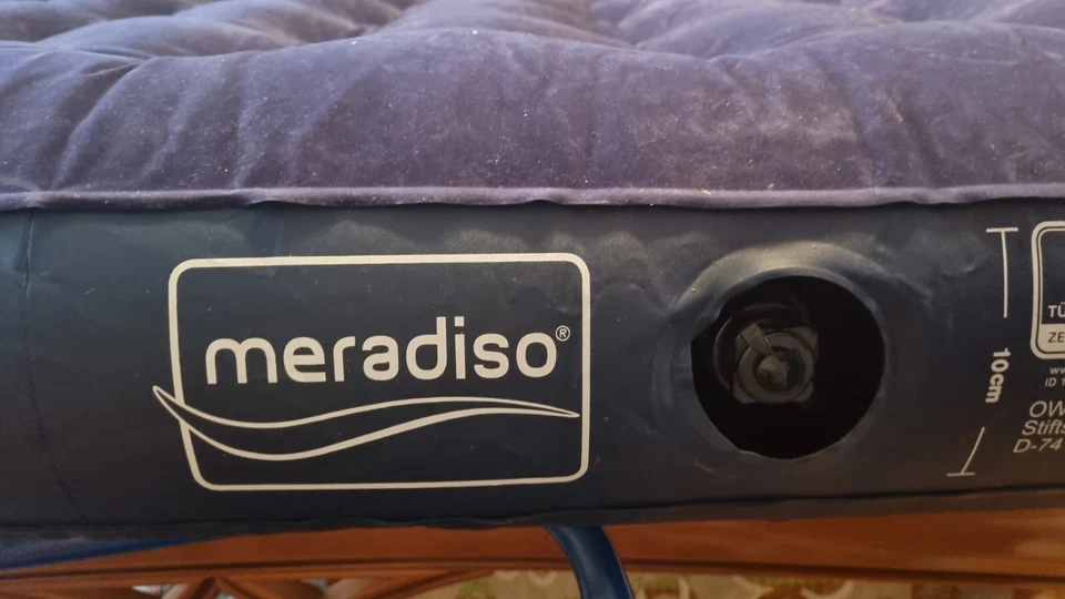 meradiso - Komfort-Gästebett Luftmatratze 180 x 132 x 20 cm  mit El. Pumpe - Bild 2 von 4