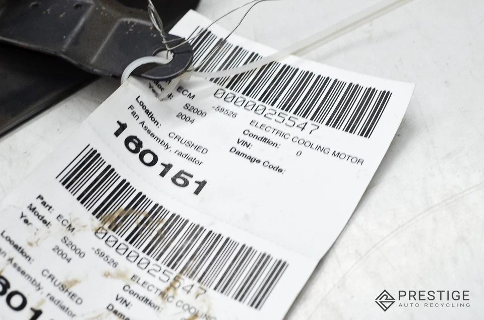 2000-2009 HONDA S-2000 RADIATOR COOLING FAN OEM - Image 3 of 3