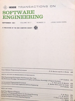 IEEE Software Engineering FAA Magazine Programming September 1981 051218nonrh