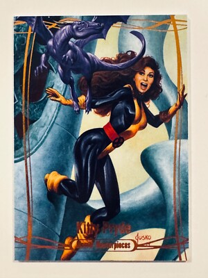 2016 Marvel Masterpieces Orange #39 ALPHA Kitty Pryde #01/99 #1/99 VHTF 