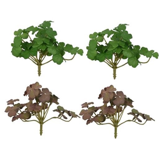 Artificial Plants Clover Short Fake Green Plant for Window Stairway Garden-image