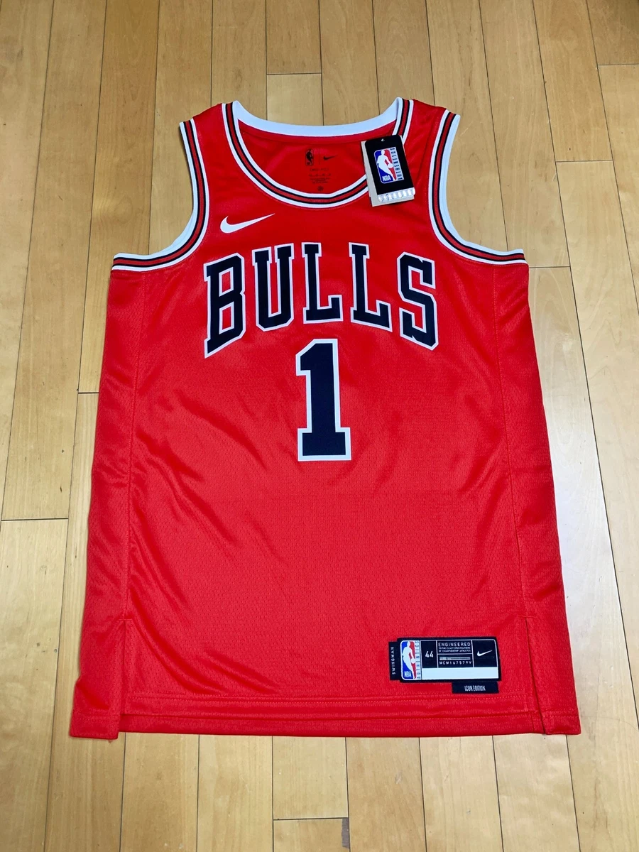 Chicago Bulls Icon Edition 2022/23 Nike Dri-FIT NBA Swingman Jersey.