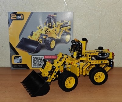 QIHUI Technic Construction Bulldozer 2 in 1 - Schaufellader / 6803