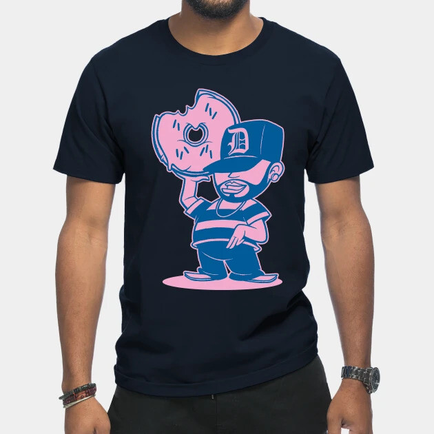 Vintage Workinonit Light My Fire by J Dilla Two Can Win Waves Donuts T-Shirt