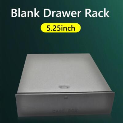 BOX525 External Enclosure 5.25 inch Hard Drive Blank Drawer Rack Box for Desktop