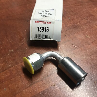 New Genuine Parts Four Seasons 15916 - 90° Female Flare A/C Fitting
