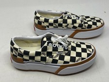 era stacked check platform sneaker