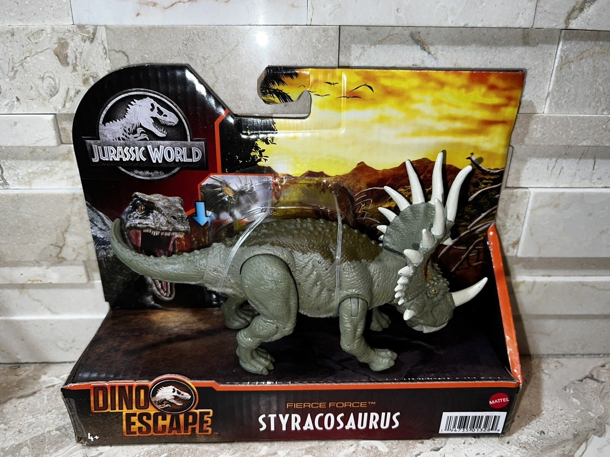Mattel STYRACOSAURUS Jurassic World DINOSAUR Dino Escape Fierce