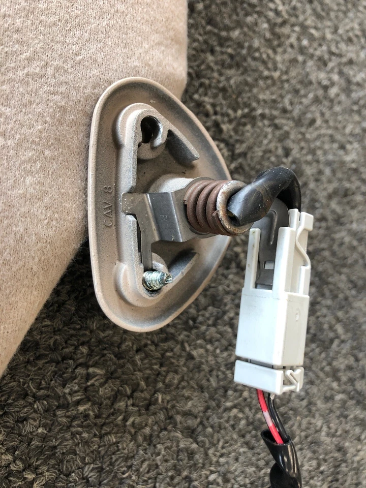 2001-2003 Acura TL Sun Visor Set Right Left Pair Tan OEM - Image 4 of 4