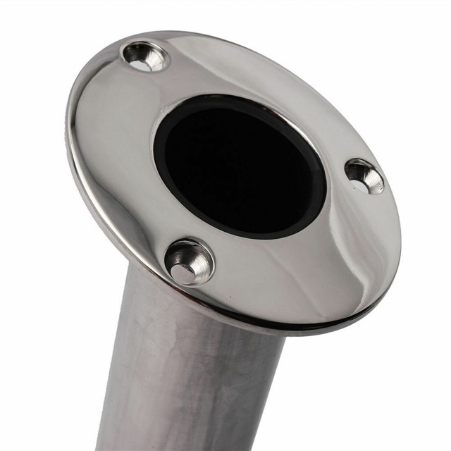 *TWO* Bass Pro Shops 30º FlushMount ABS Fishing Rod Holders Boat