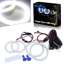 Halo Rings Angel Eyes For Hyundai Tiburon 2000 2001 Ccfl Devil Demon Drl White Halo Rings Angel Eyes For Hyundai Tiburon 2000 2001 Ccfl Devil Demon Drl White