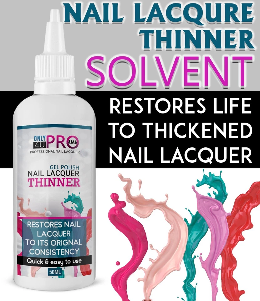 Nail Polish THINNER Gel Nail Varnish Thinner Thin and Revive old Favorite polish