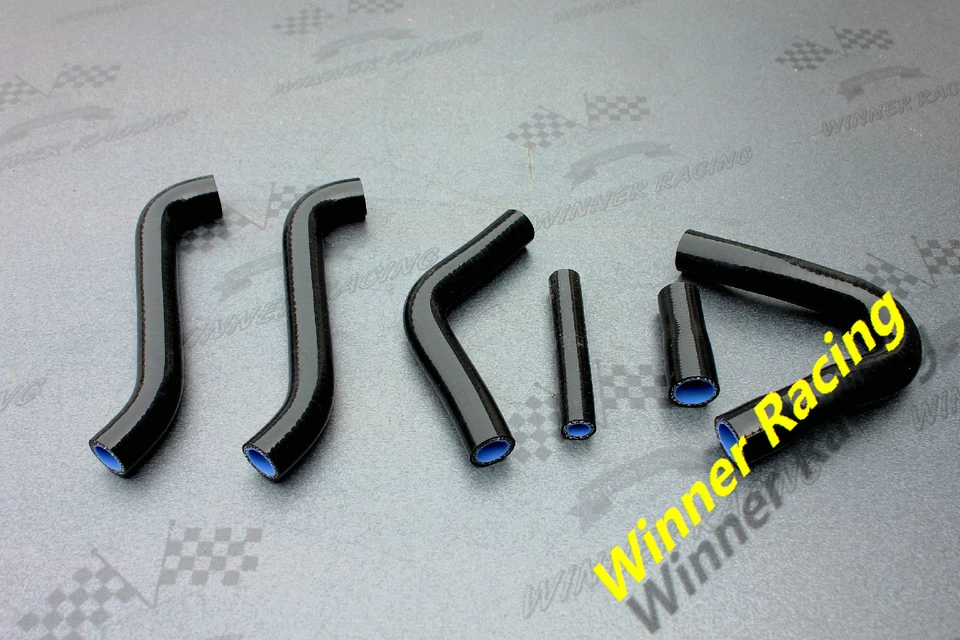 Manguera radiador silicona para 250/300/380 SX/EXC/MXC 1998-2003 99 01 02 Naranja Foto 2 de 4